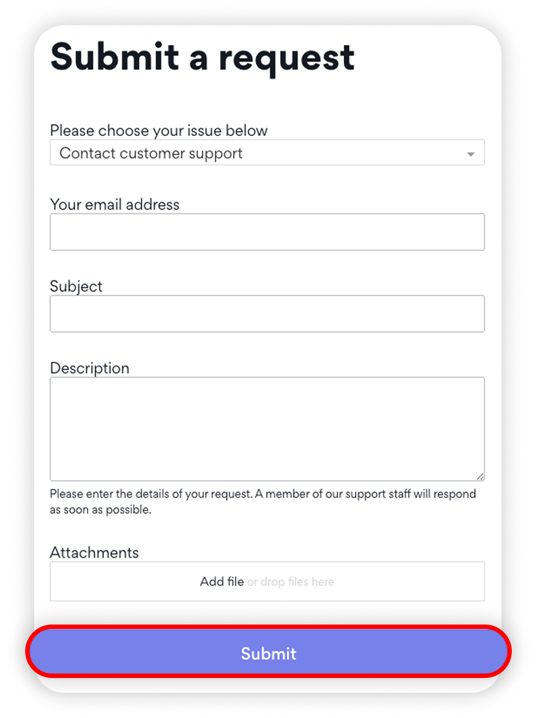 View of NordLocker customer support request, submit button is hlighlgihted.png